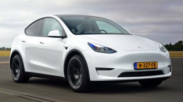 New Tesla Model Y 2021 review pictures Auto Express
